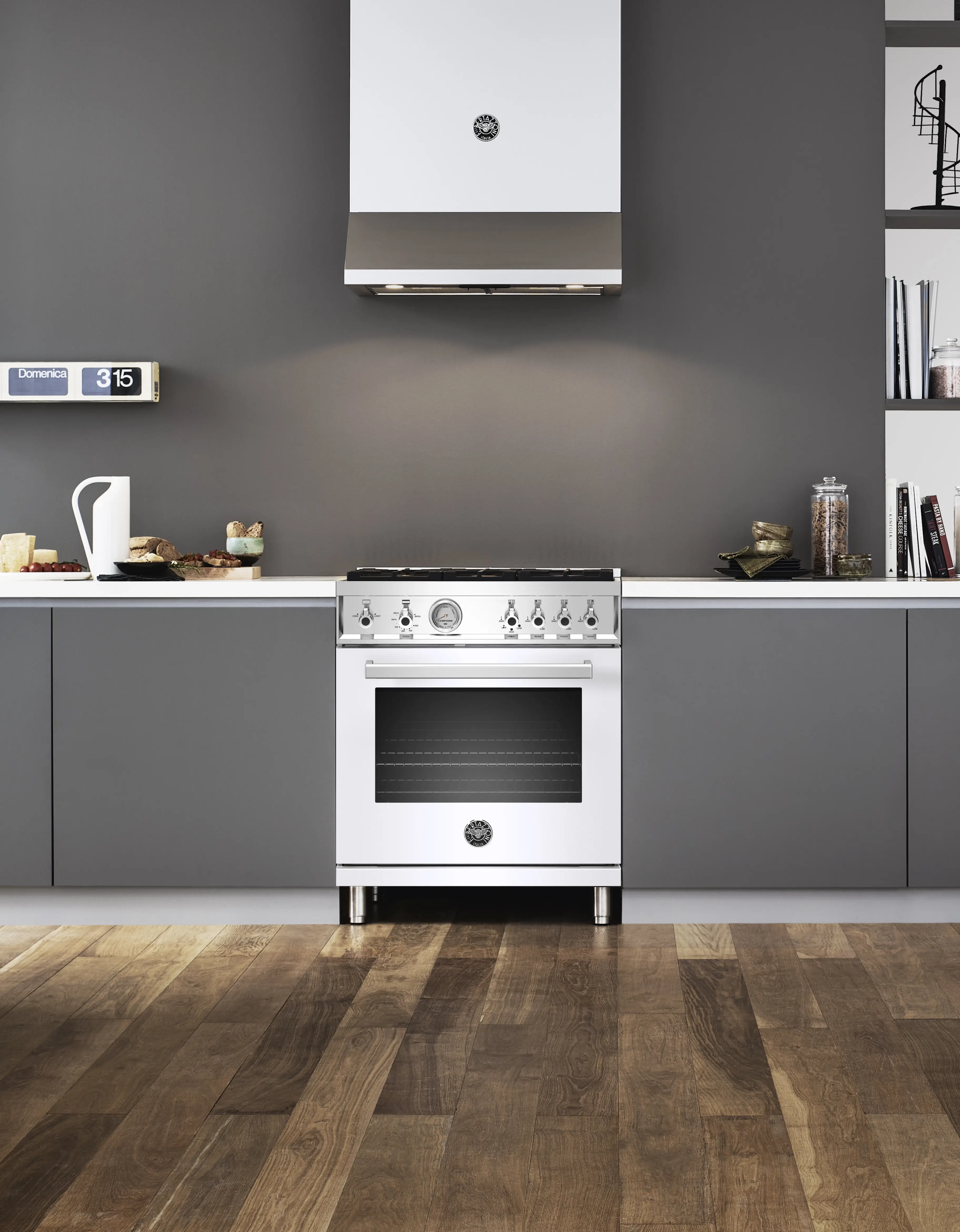 Bertazzoni PROF304GASBIT Bianco White