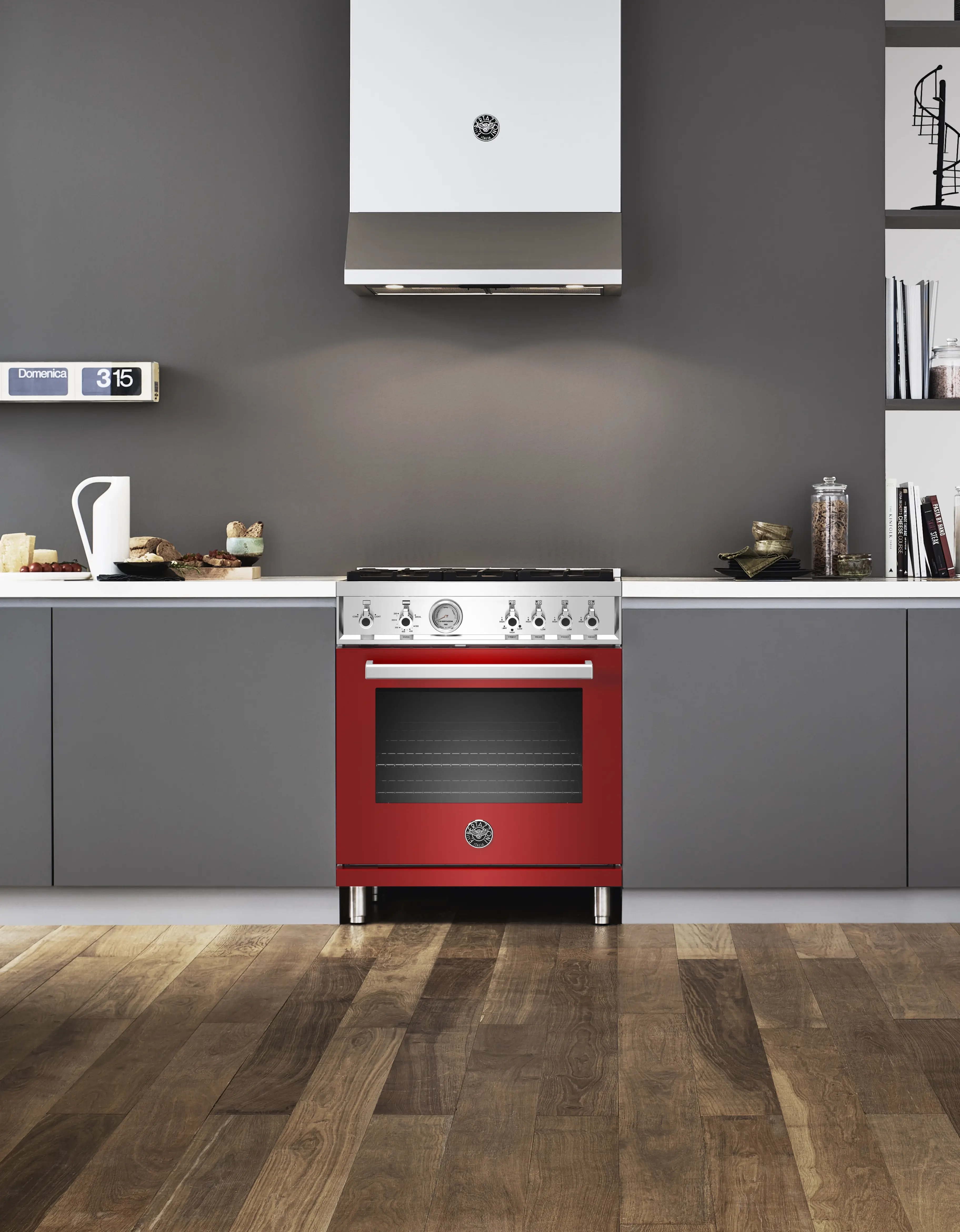 Bertazzoni PROF304GASROT Rosso Red