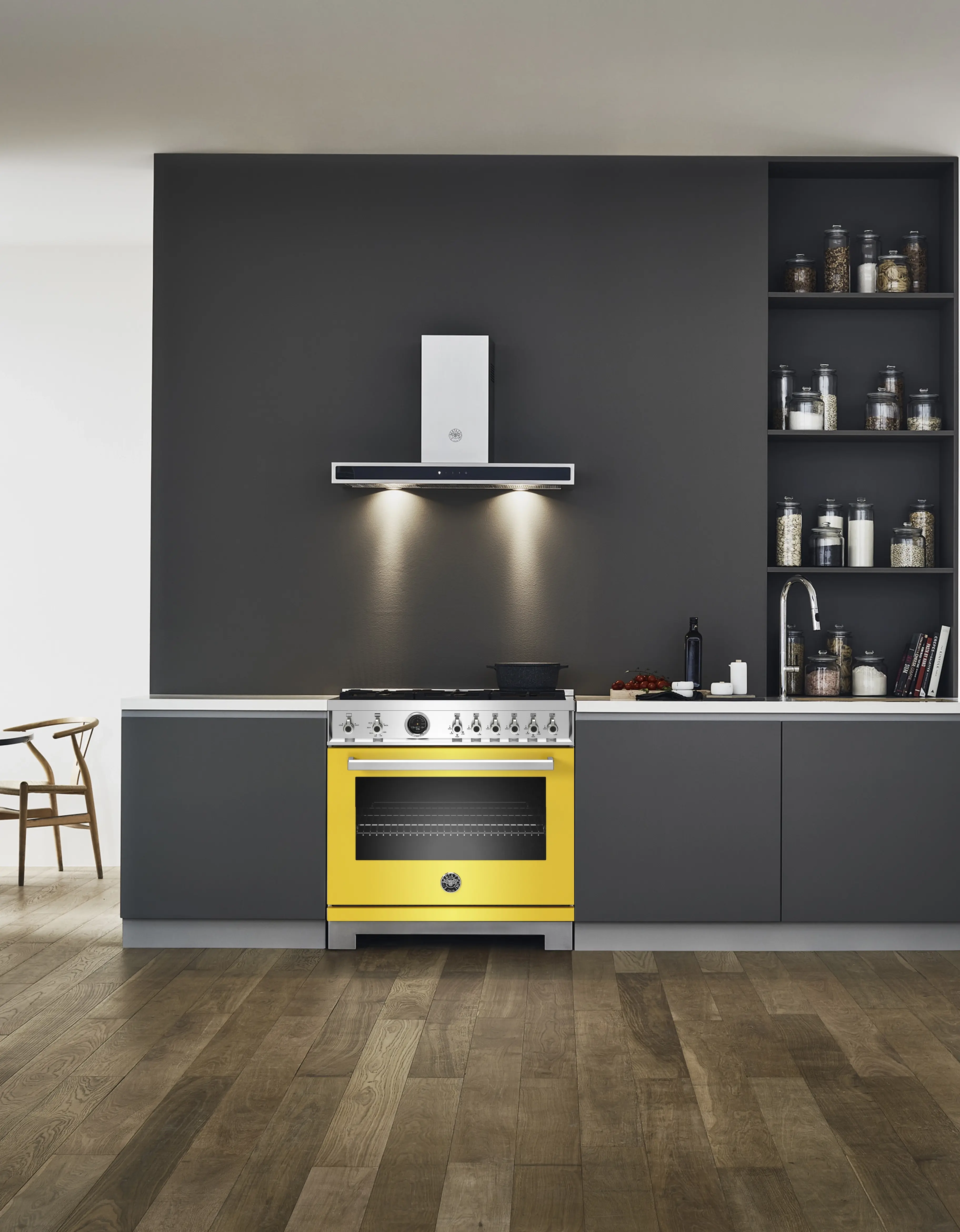 Bertazzoni PROF366DFSGIT Giallo Yellow