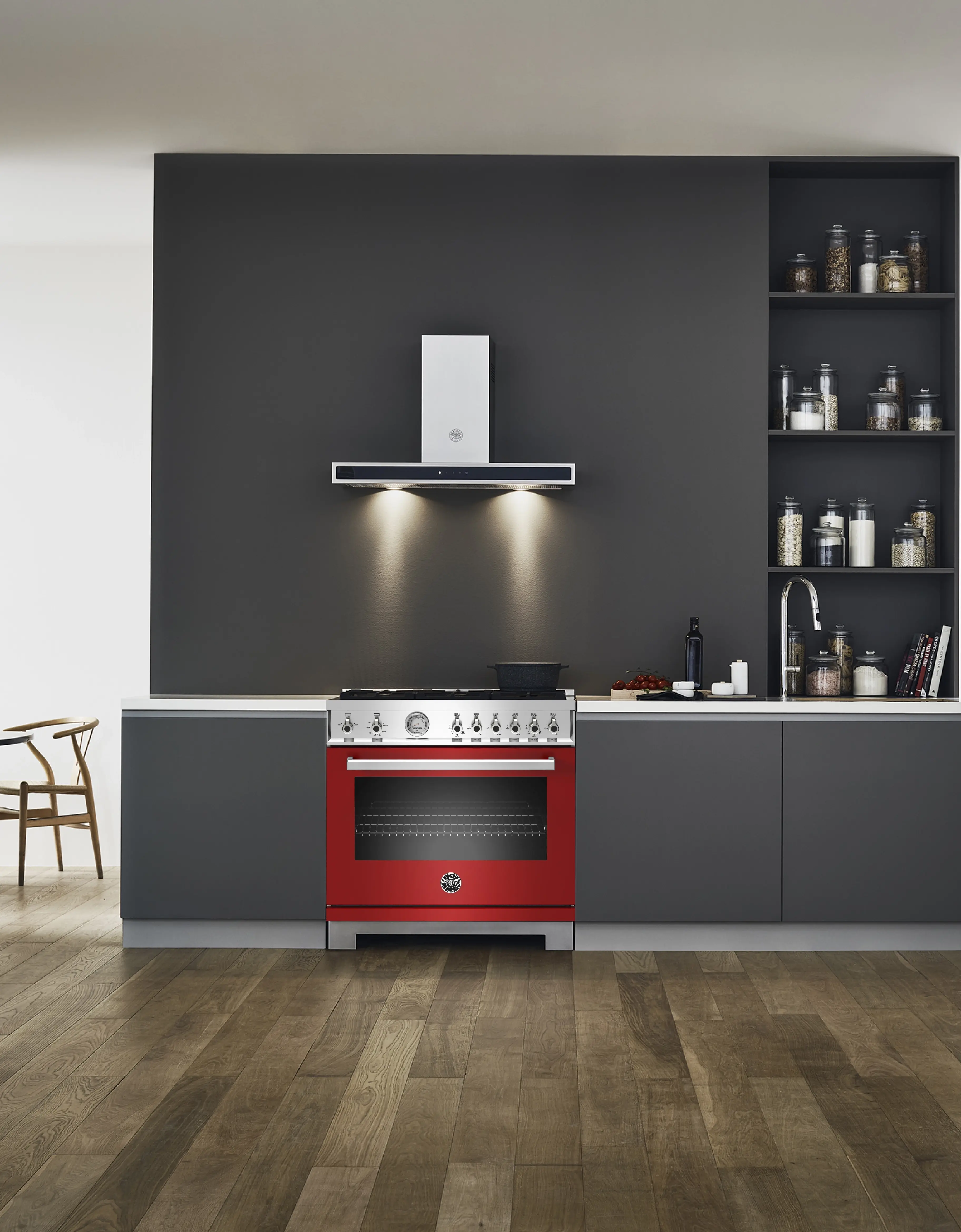 Bertazzoni PROF366GASROT Rosso Red