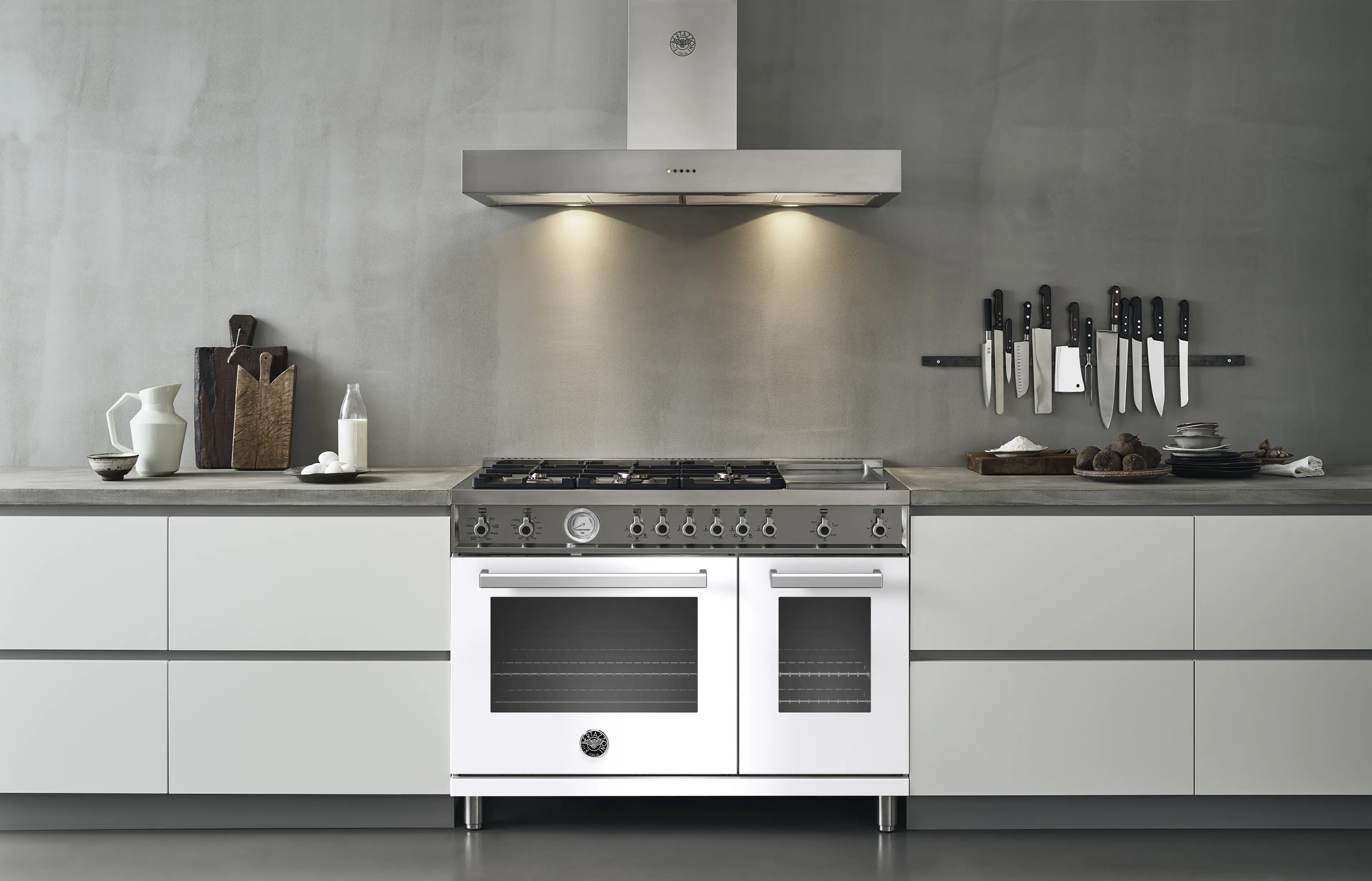 Bertazzoni PROF486GGASBIT Bianco White