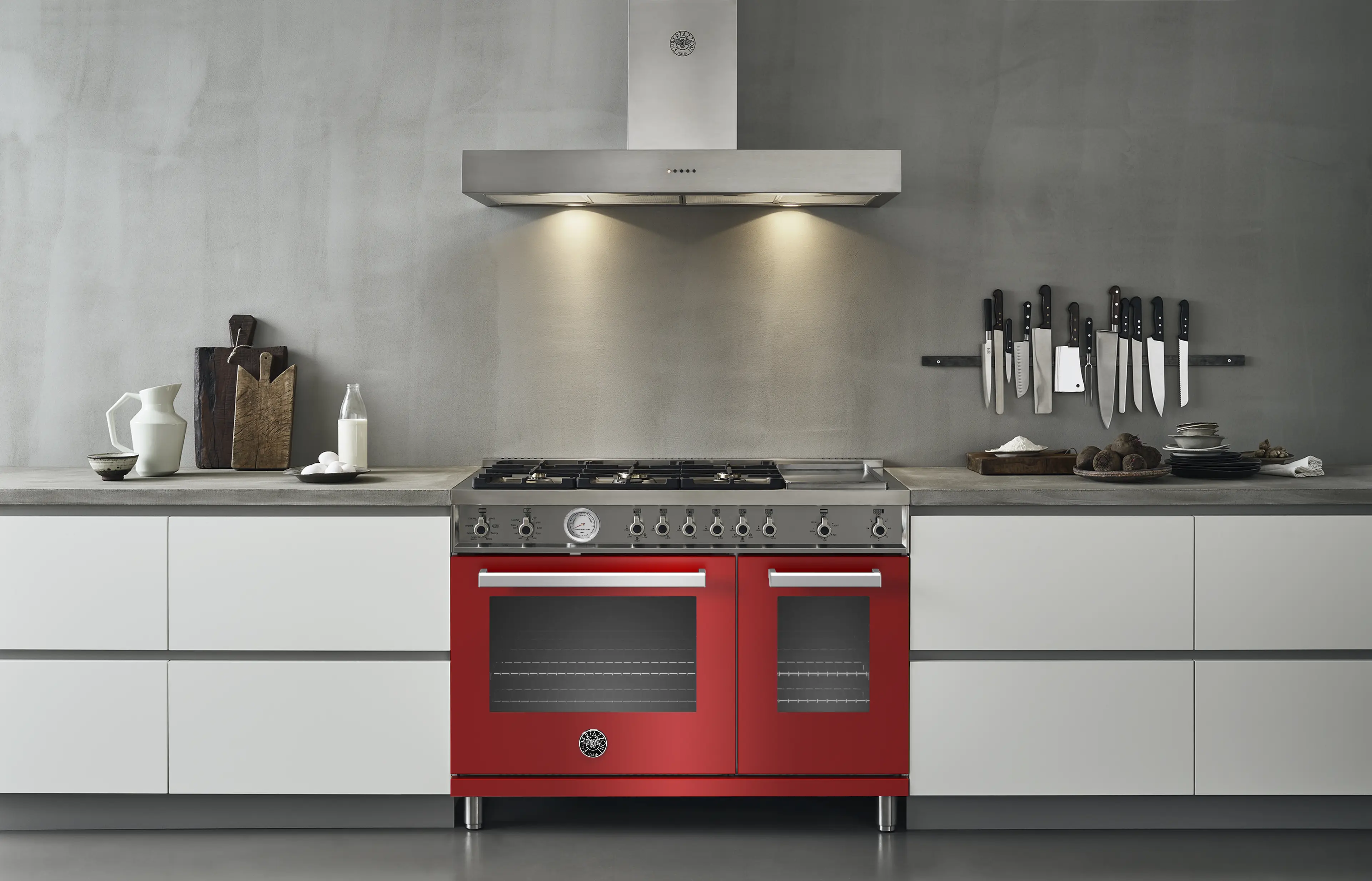 Bertazzoni PROF486GGASROT Rosso Red