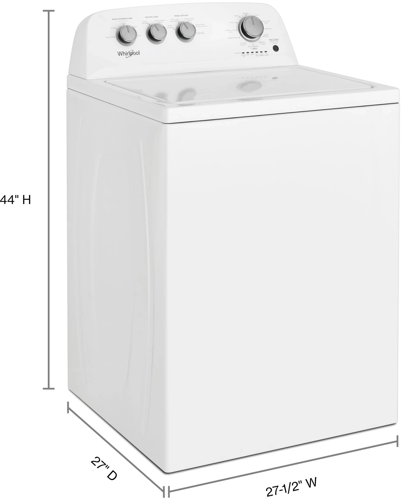 Whirlpool WTW4850HW White