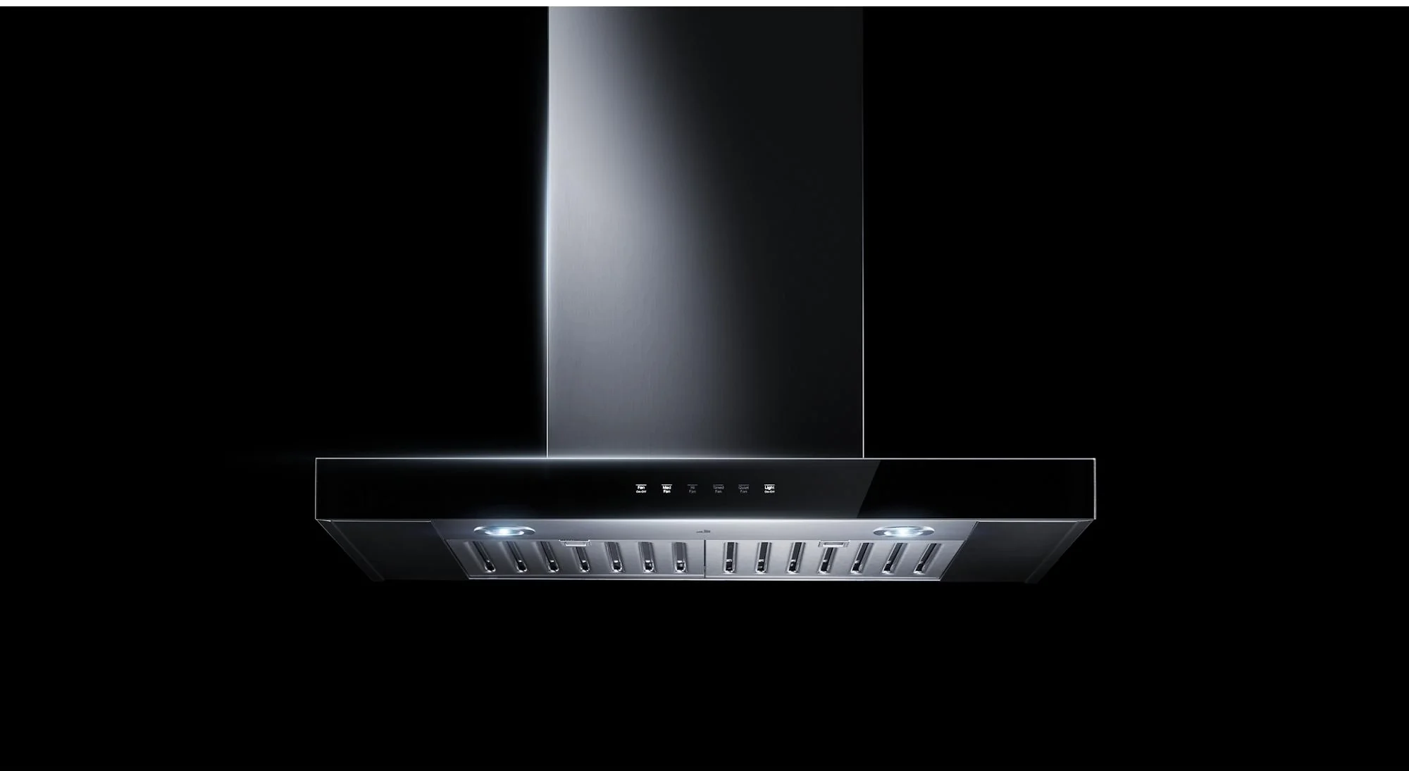 Jenn-Air Lustre Stainless 30" Recirculating Wall-Mount Canopy Hood - Thumbnail 3