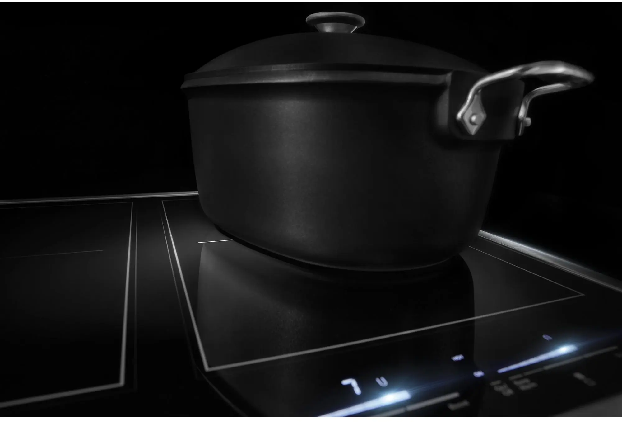 Jenn Air JIC4736HB 36 Inch Electric Induction Cooktop Floating Jenn Air JIC4736HB 36 Inch Electric Induction Cooktop Floating