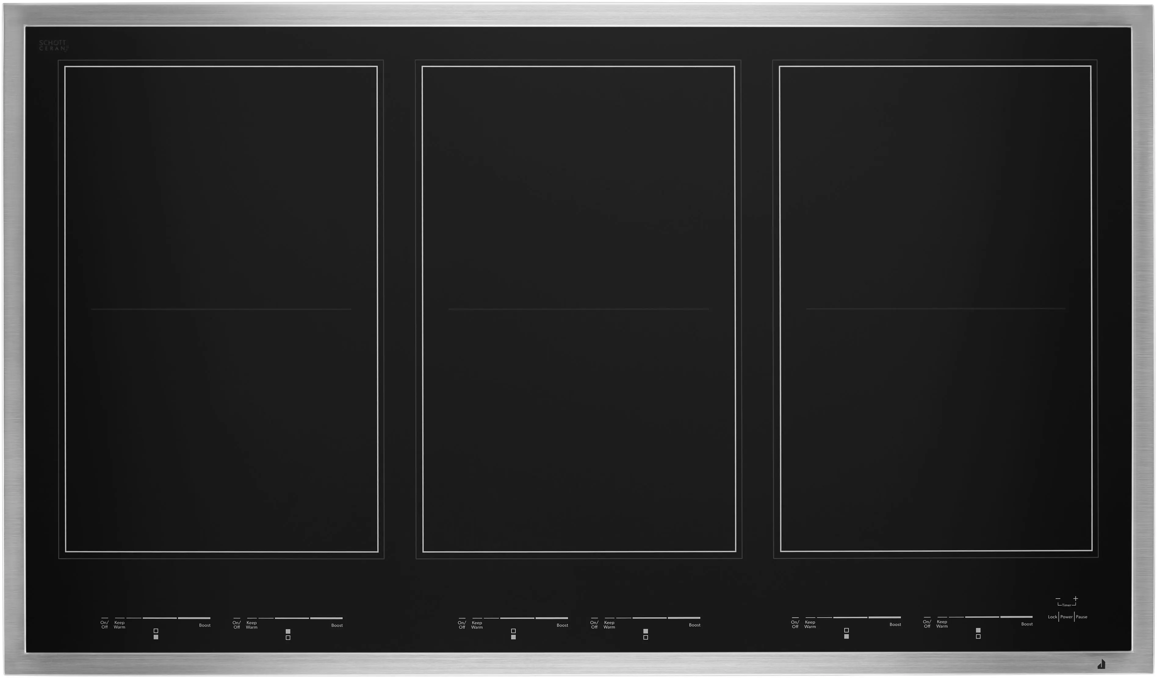 Jenn Air JIC4736HS 36 Inch Electric Induction Cooktop Stainless