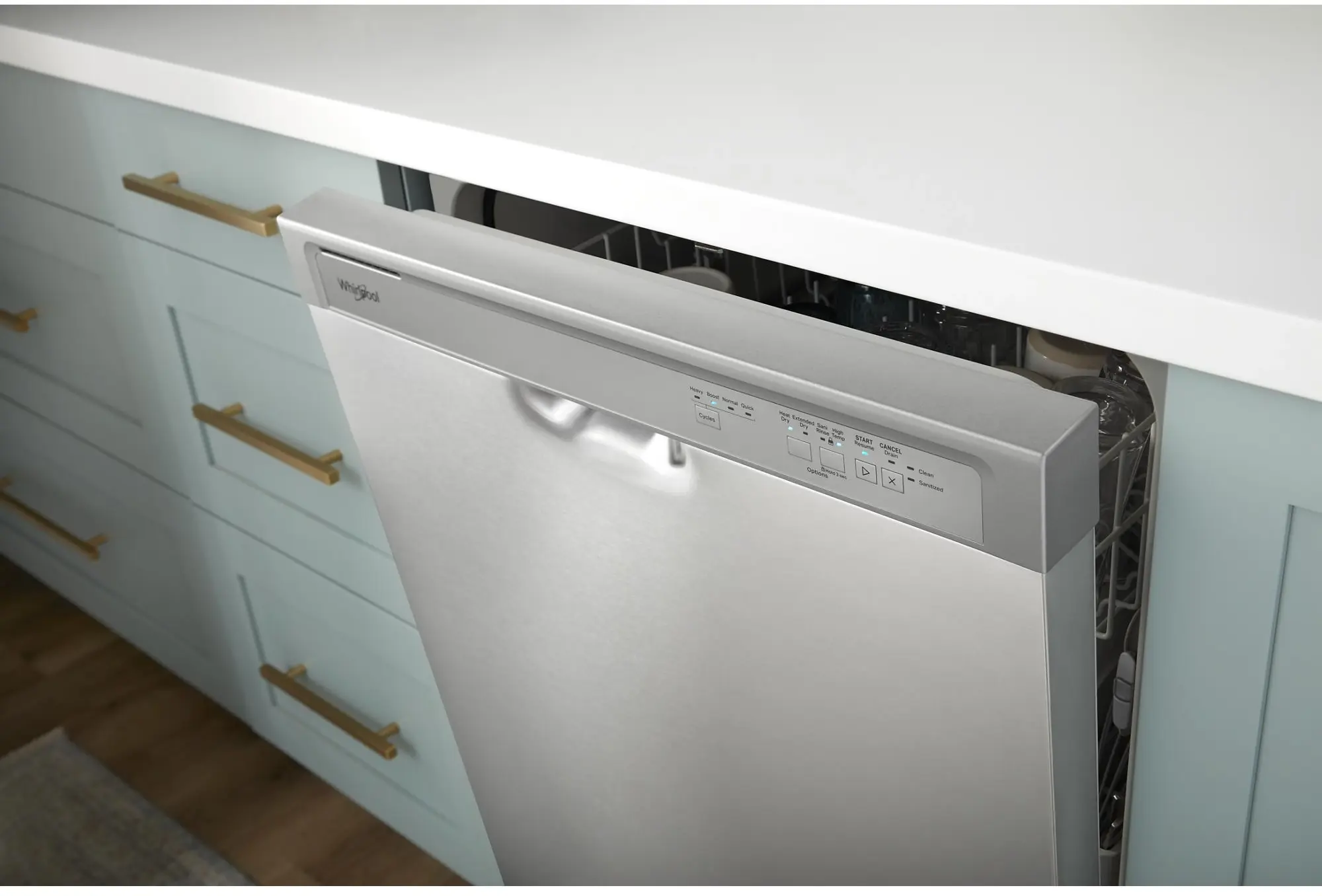 Whirlpool WDF340PAMW White