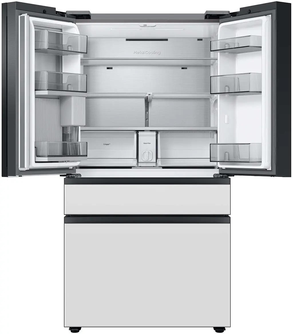 Samsung RF23BB86004M Mint Glass, White Glass