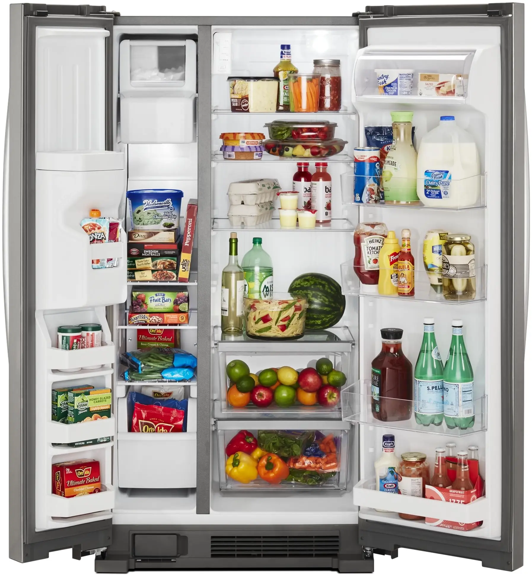 Whirlpool WRS315SDHM Monochromatic Stainless Steel