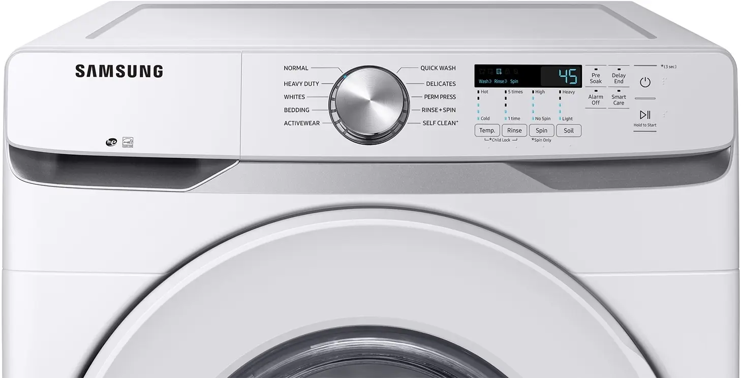 Samsung WF45R6100AV Fingerprint Resistant Black Stainless Steel