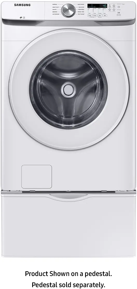 Samsung WF45R6100AV Fingerprint Resistant Black Stainless Steel