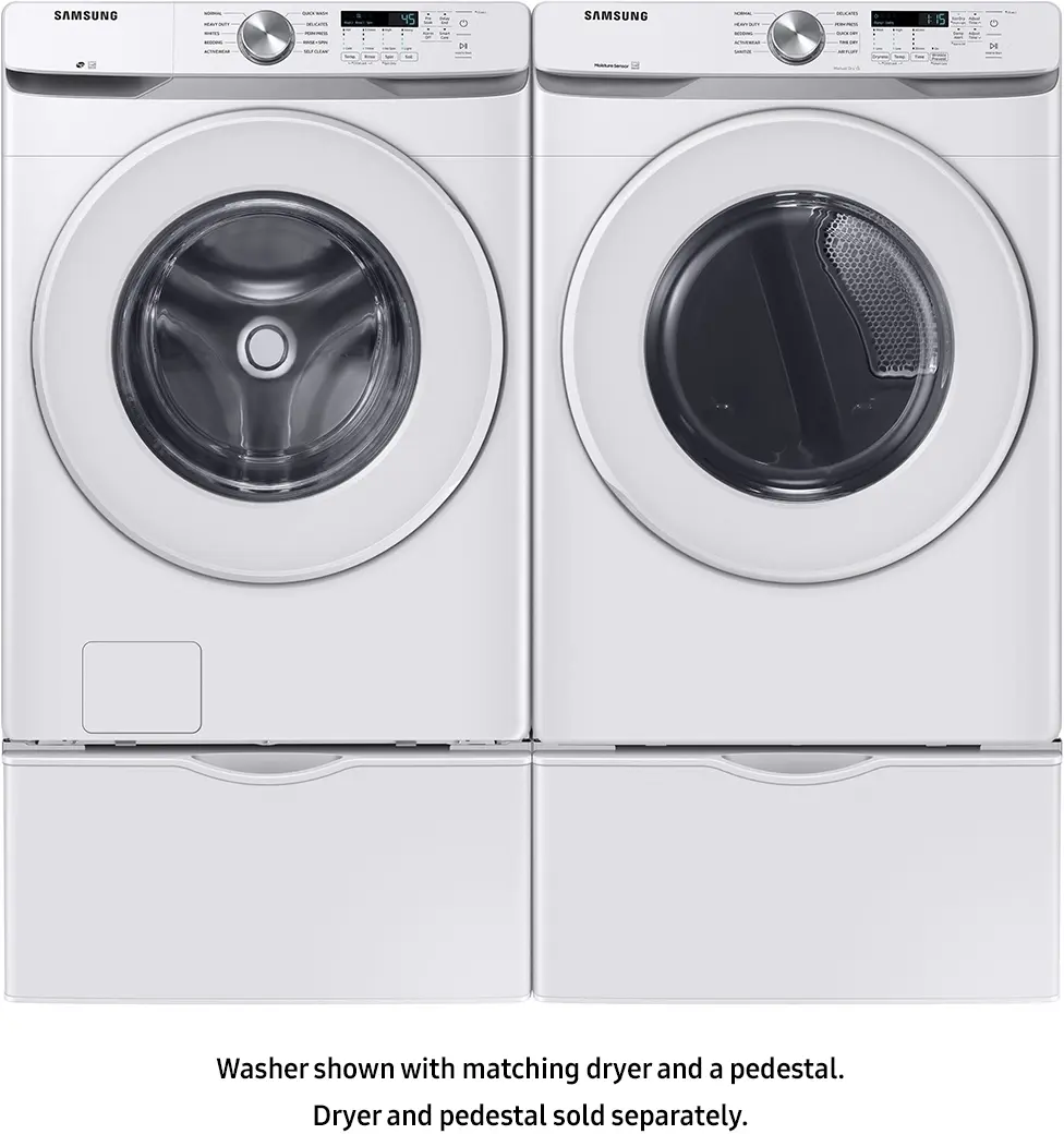 Samsung WF45R6100AV Fingerprint Resistant Black Stainless Steel