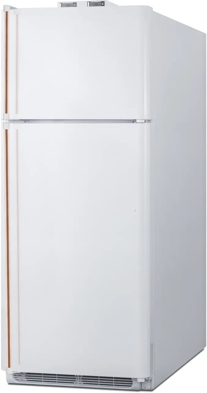 Summit BKRF18WCP White, Copper Handles