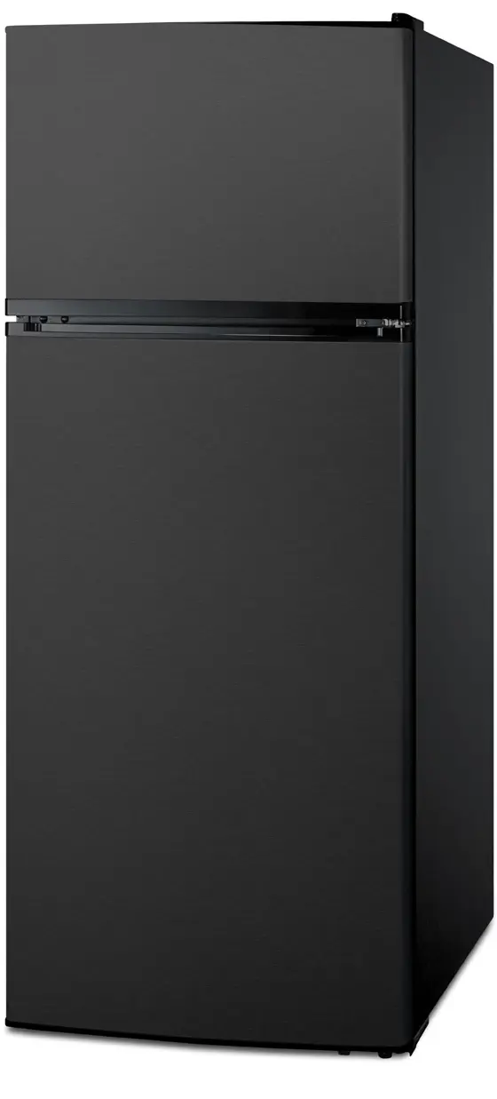 Summit FF1161KS Black Stainless Steel/Black