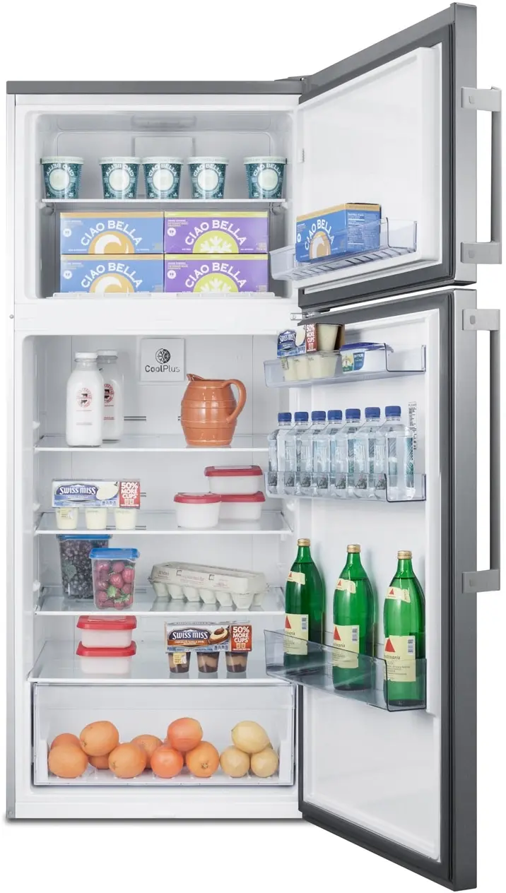 Summit FF1511SS Stainless Steel/Platinum,12.6 Cu. Ft.