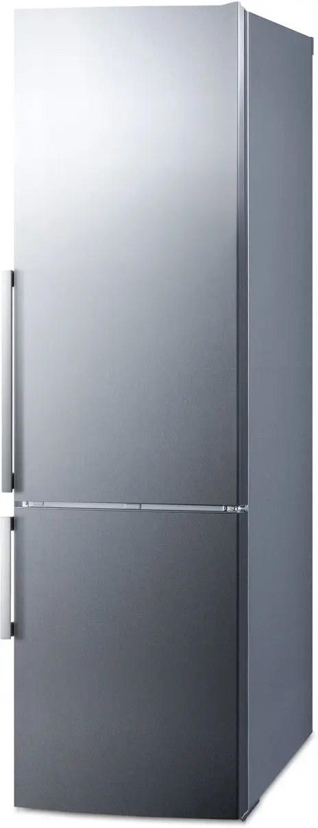 Summit FFBF247SSIM Stainless Steel/Platinum, Right Hinge, Ice Maker, ...