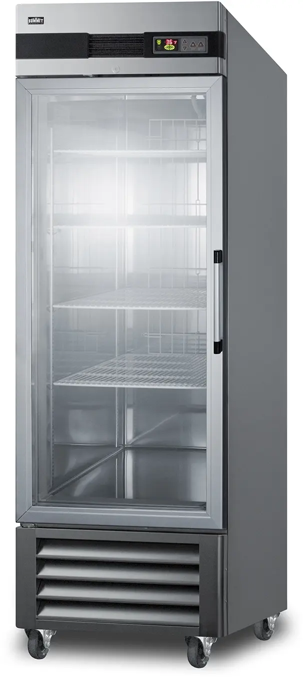 Summit SCR23SSGLH Stainless Steel, Left Hinge
