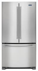 33 Inch French Door Refrigerator with 22 Cu. Ft. Capacity, FreshLock™ Crispers, Interior Water Dispenser, Ice Maker, BrightSeries™ LED Lighting, FreshFlow™ Produce Preserver, Strongbox™ Hinge, Electronic Sensors, and ENERGY STAR® Qualified
