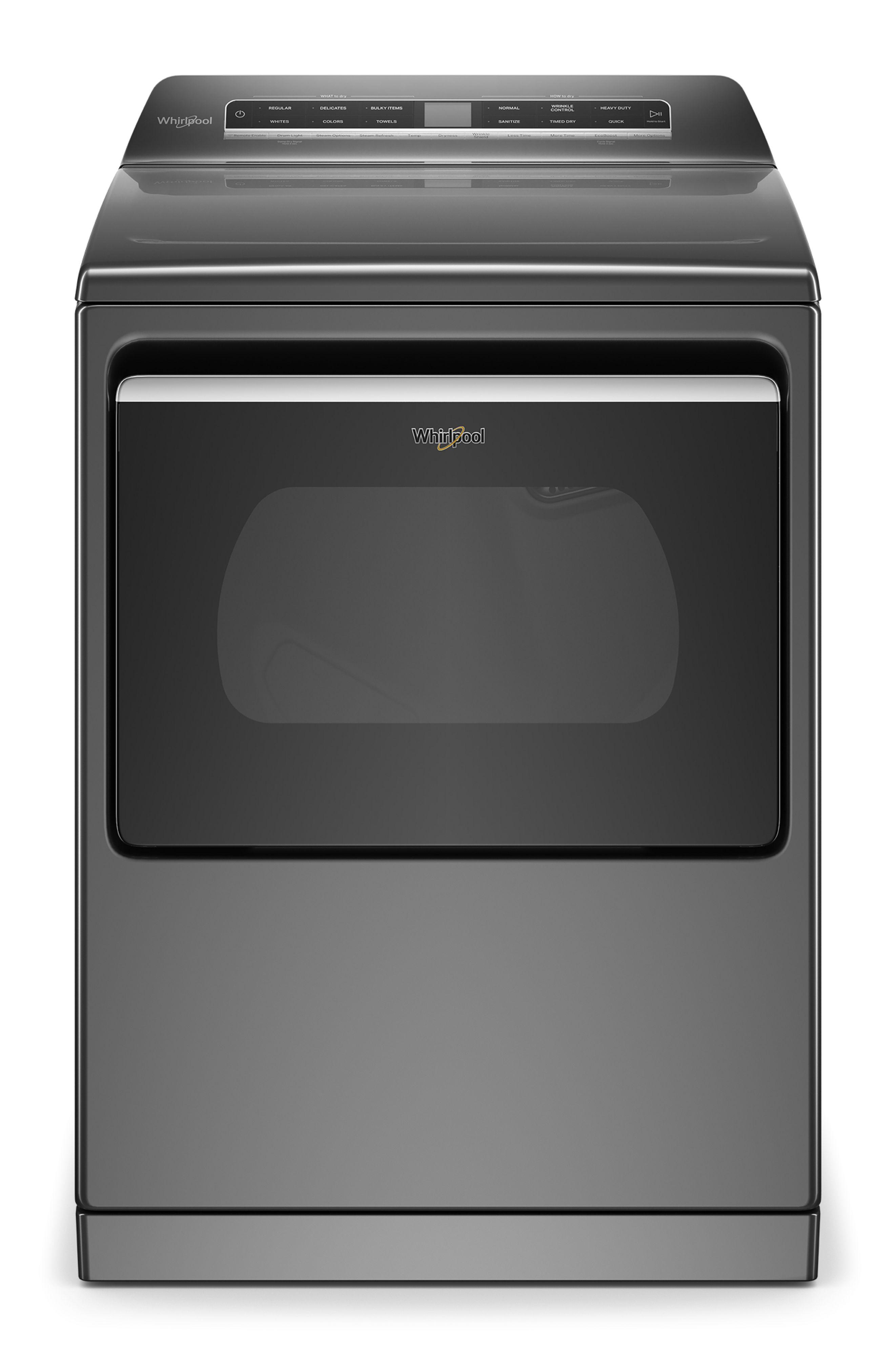 Whirlpool Natural Gas Dryer (WGD8127LC) - Chrome Shadow Whirlpool Natural Gas Dryer (WGD8127LC) - Chrome Shadow