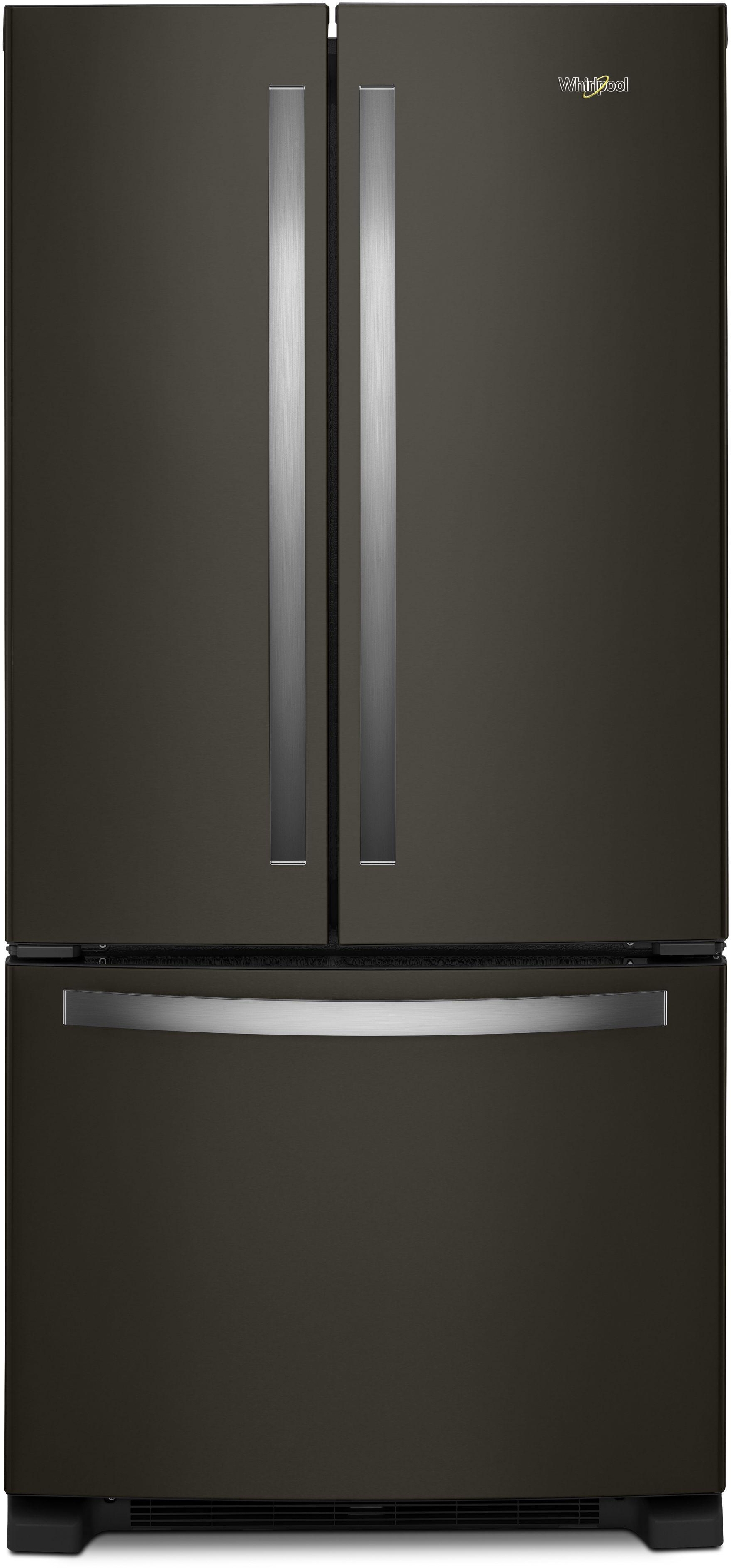 Whirlpool French Door Fridge (WRFF5333PV) - Black Stainless Whirlpool French Door Fridge (WRFF5333PV) - Black Stainless