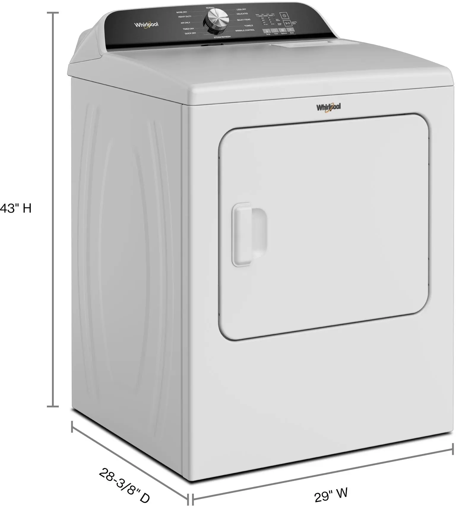 Whirlpool WED6150PW White
