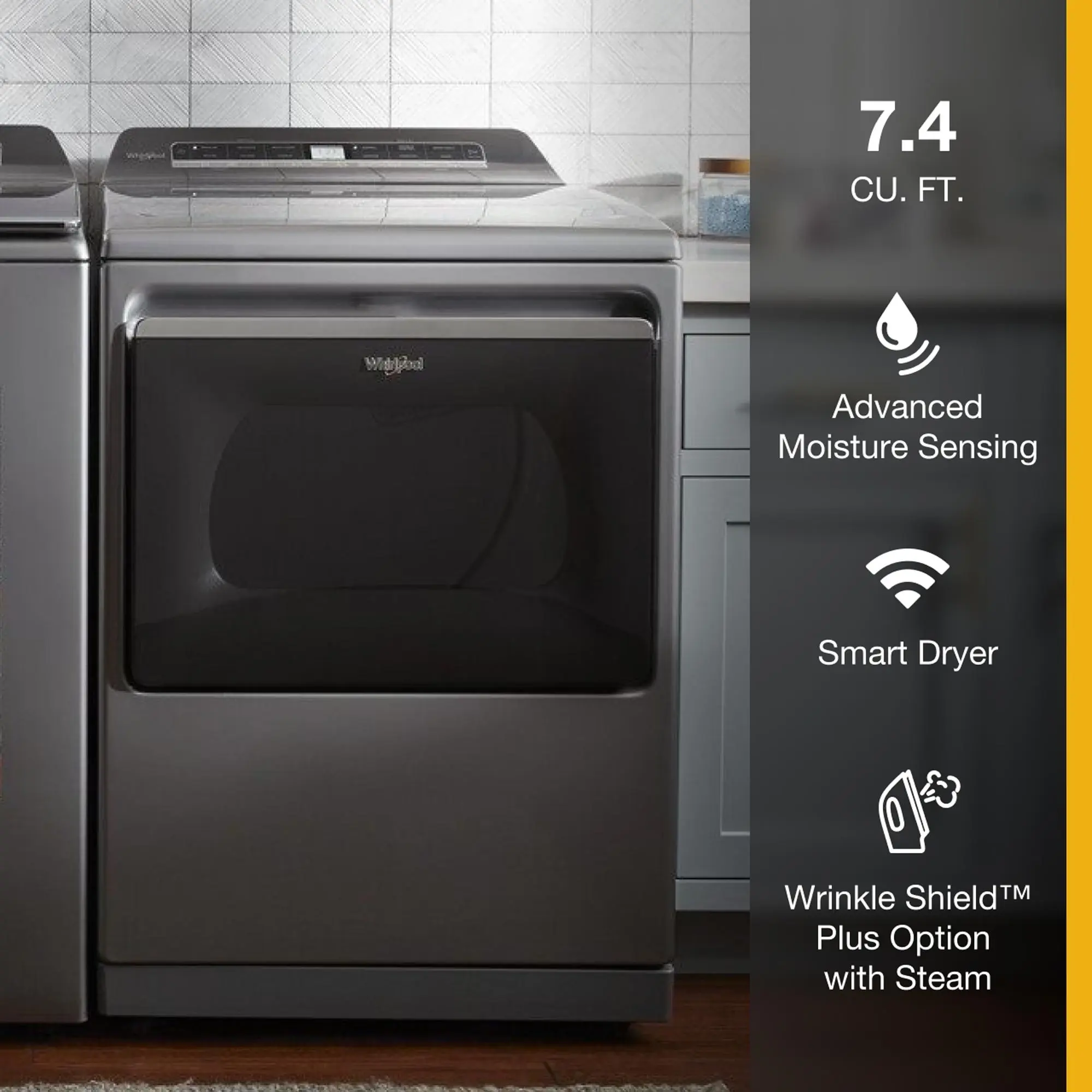 Whirlpool WGD8127LC Chrome Shadow
