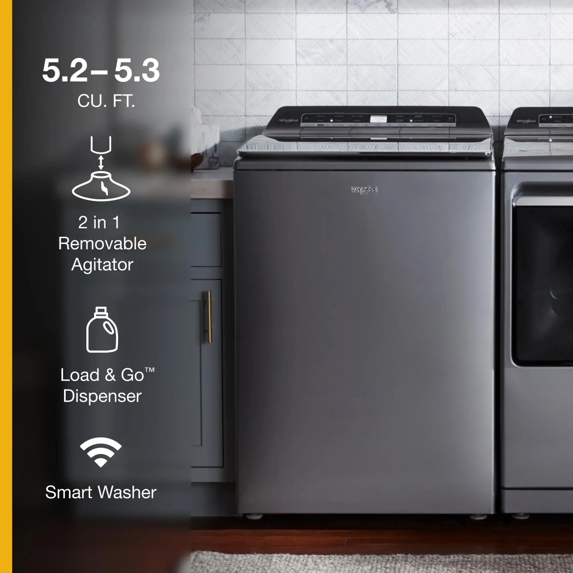 Whirlpool WTW8127LC Chrome Shadow