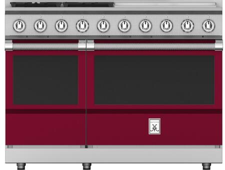 Hestan KRG484GDLPBG Burgundy, Liquid Propane