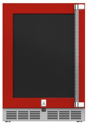 Hestan GRWGL24RD Red & Glass