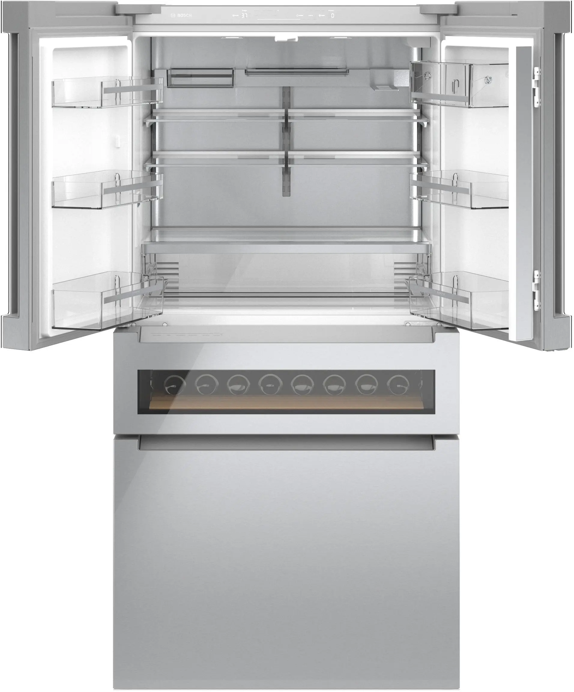 Bosch B36CL81ENG Glass over Stainless Steel
