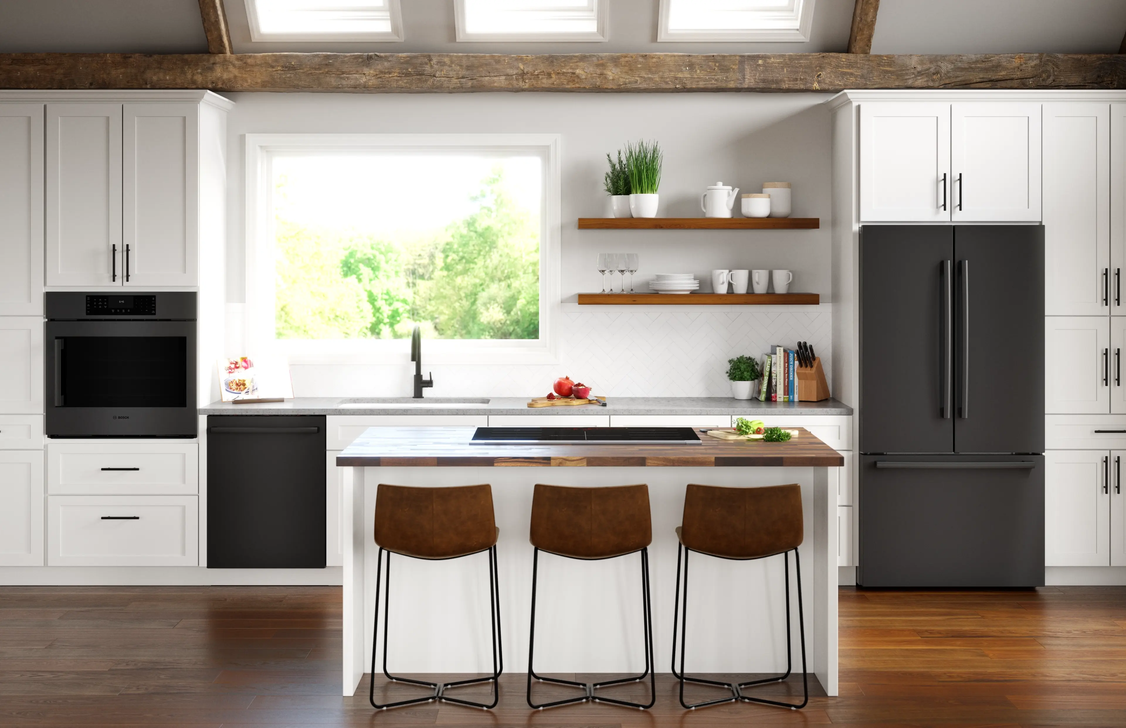 Bosch HBL8444RUC Black Stainless Steel