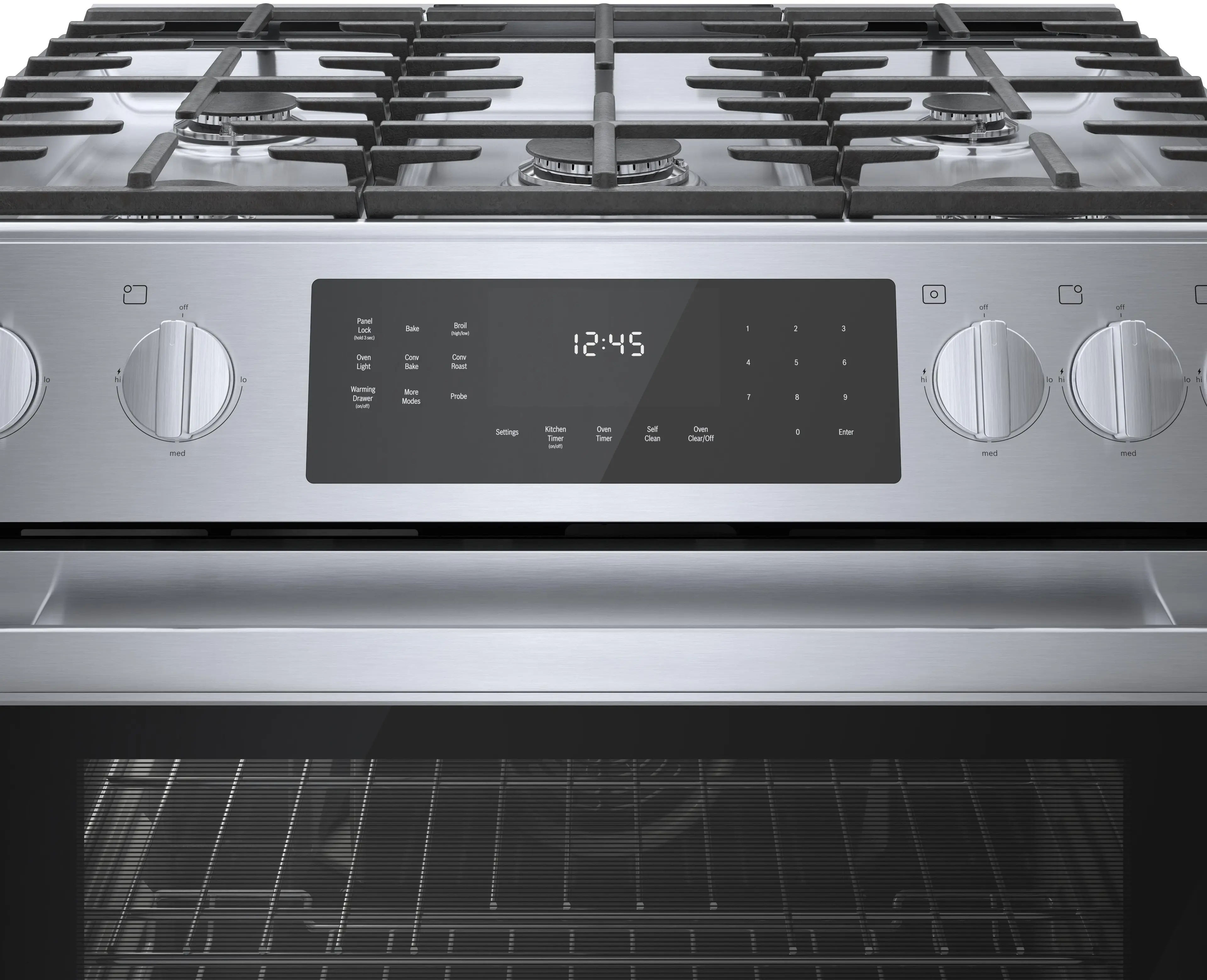 Bosch HGIP056UC 30 Inch Slide-In Gas Range Stainless Steel