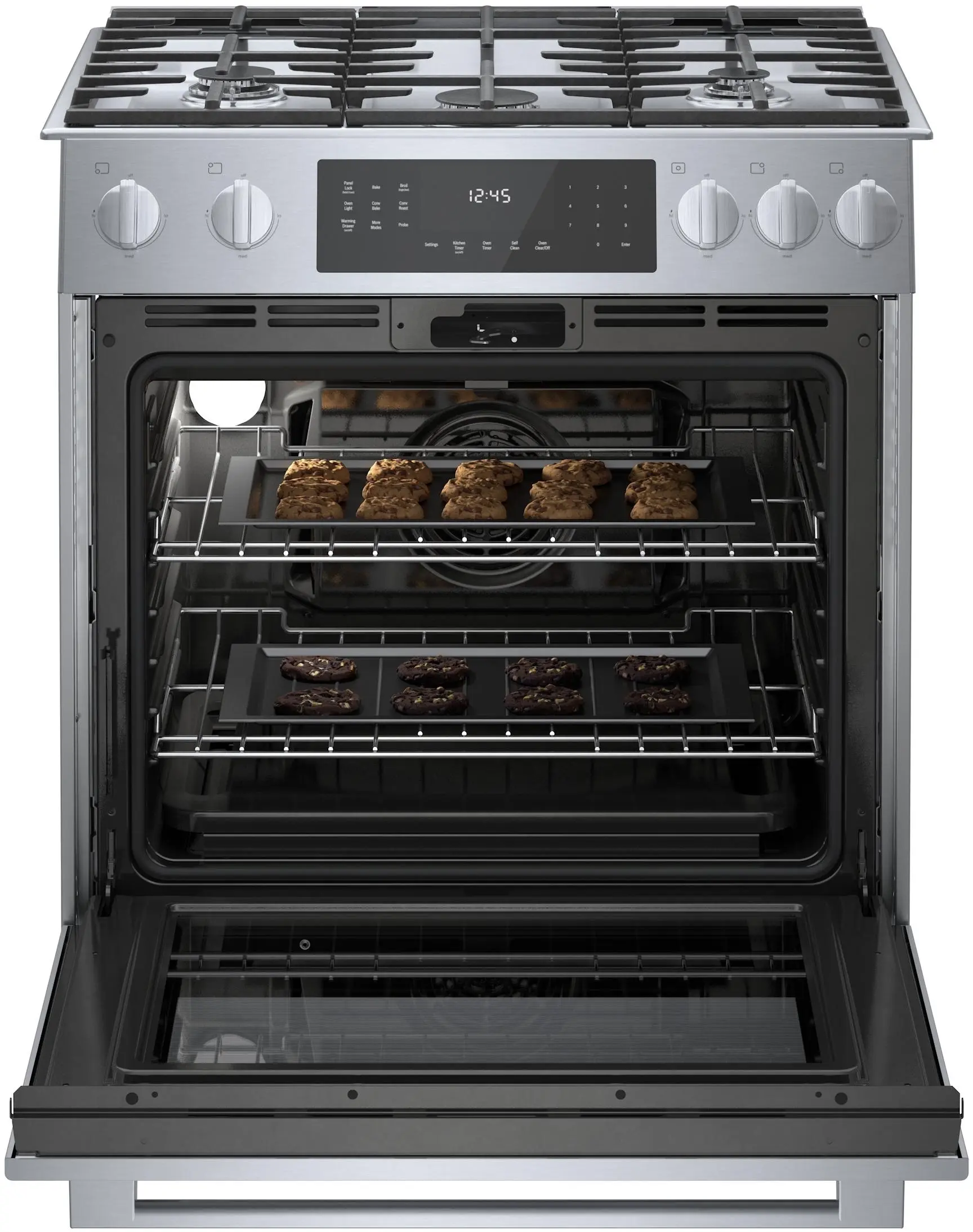 Bosch HGIP056UC 30 Inch Slide-In Gas Range Stainless Steel
