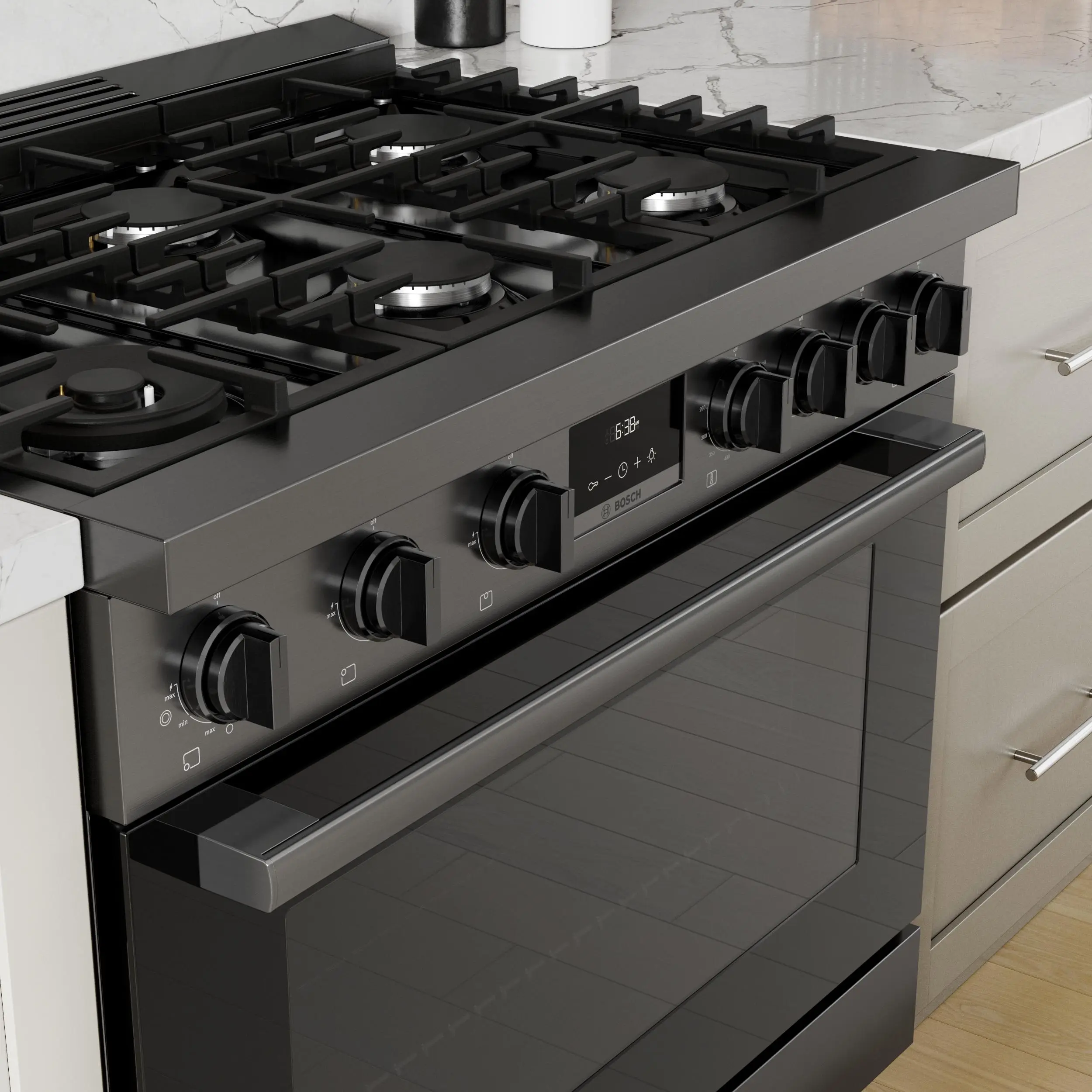 Bosch HGS8645UC Black Stainless Steel