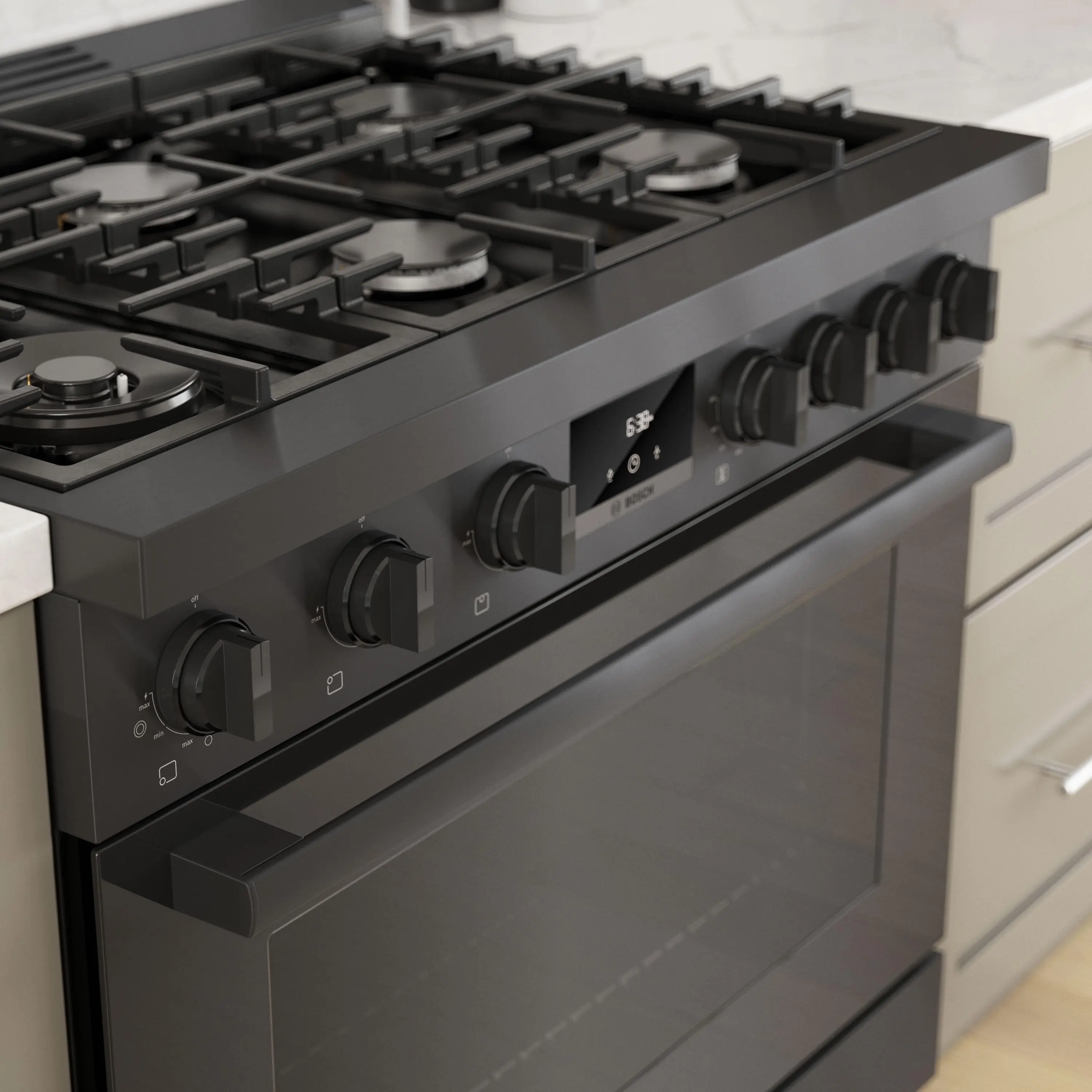 Bosch HGS8645UC Black Stainless Steel
