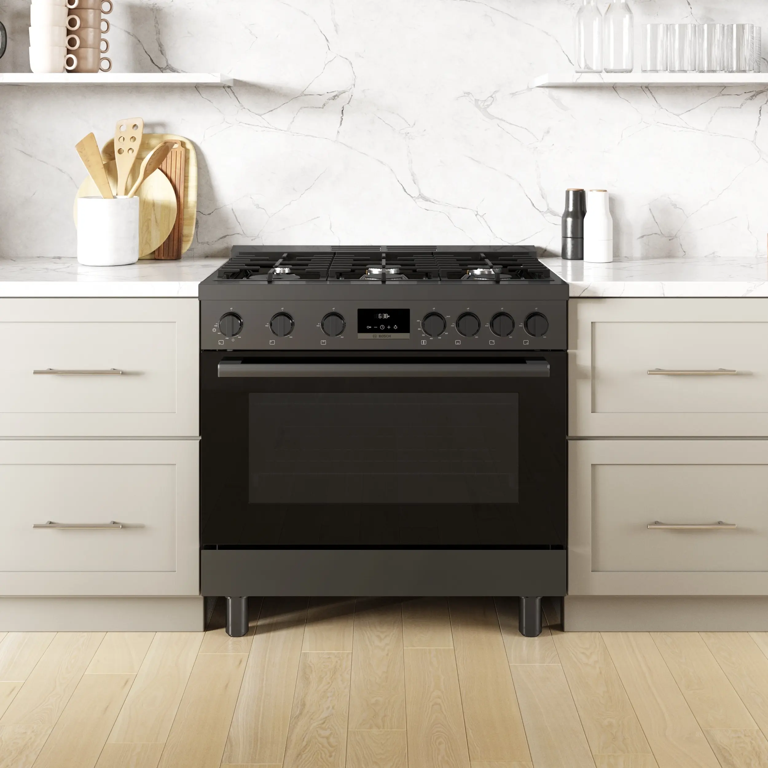 Bosch HGS8645UC Black Stainless Steel
