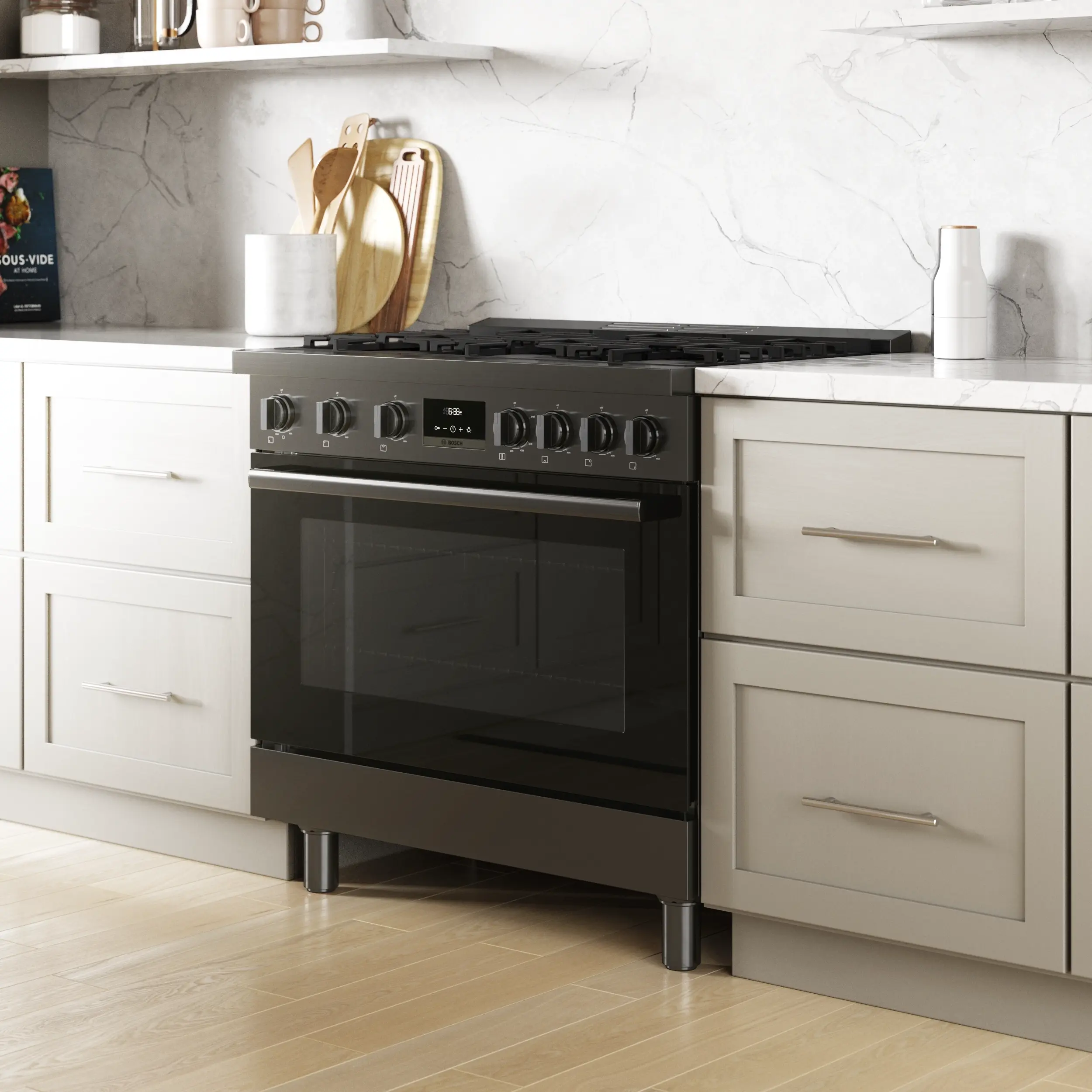 Bosch HGS8645UC Black Stainless Steel