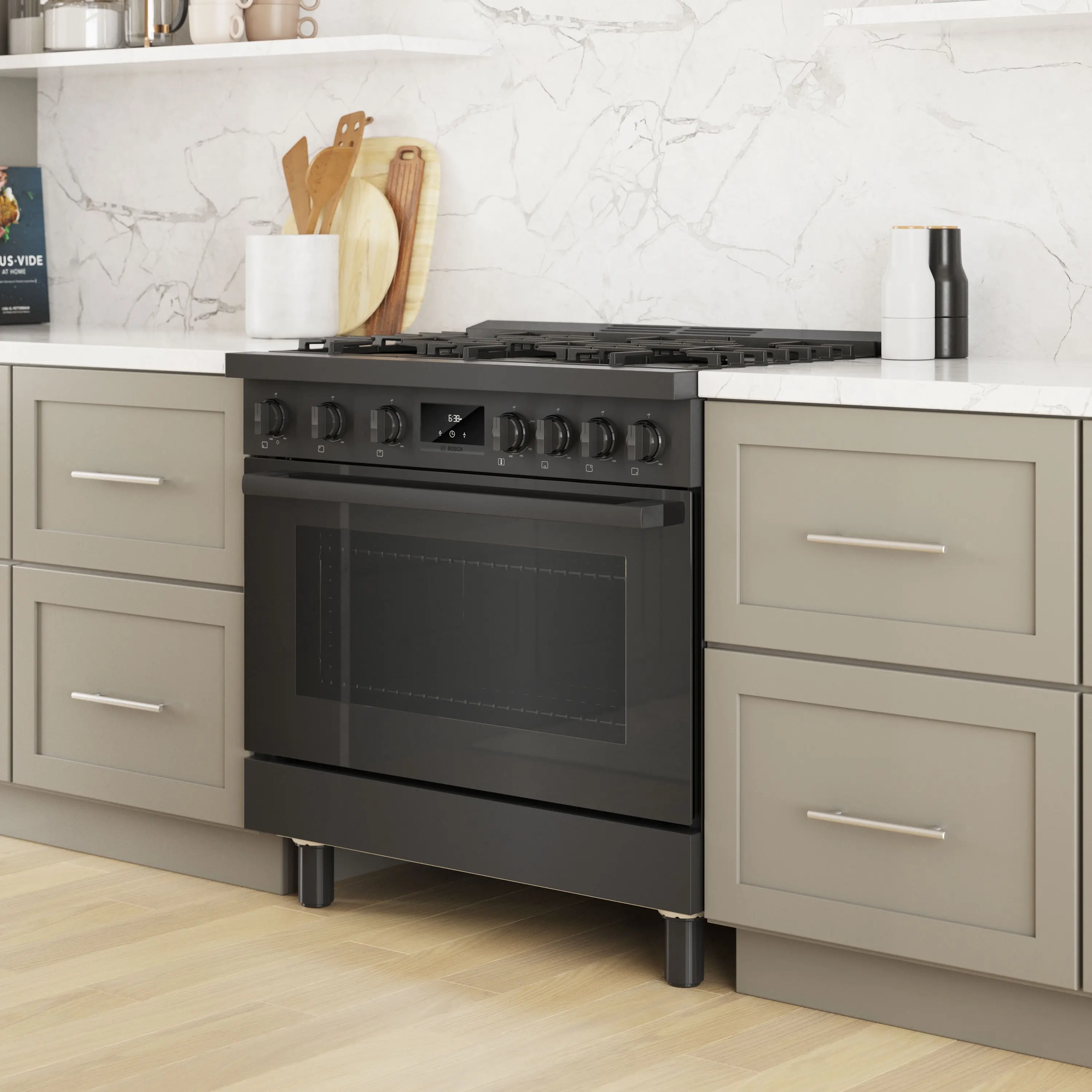 Bosch HGS8645UC Black Stainless Steel