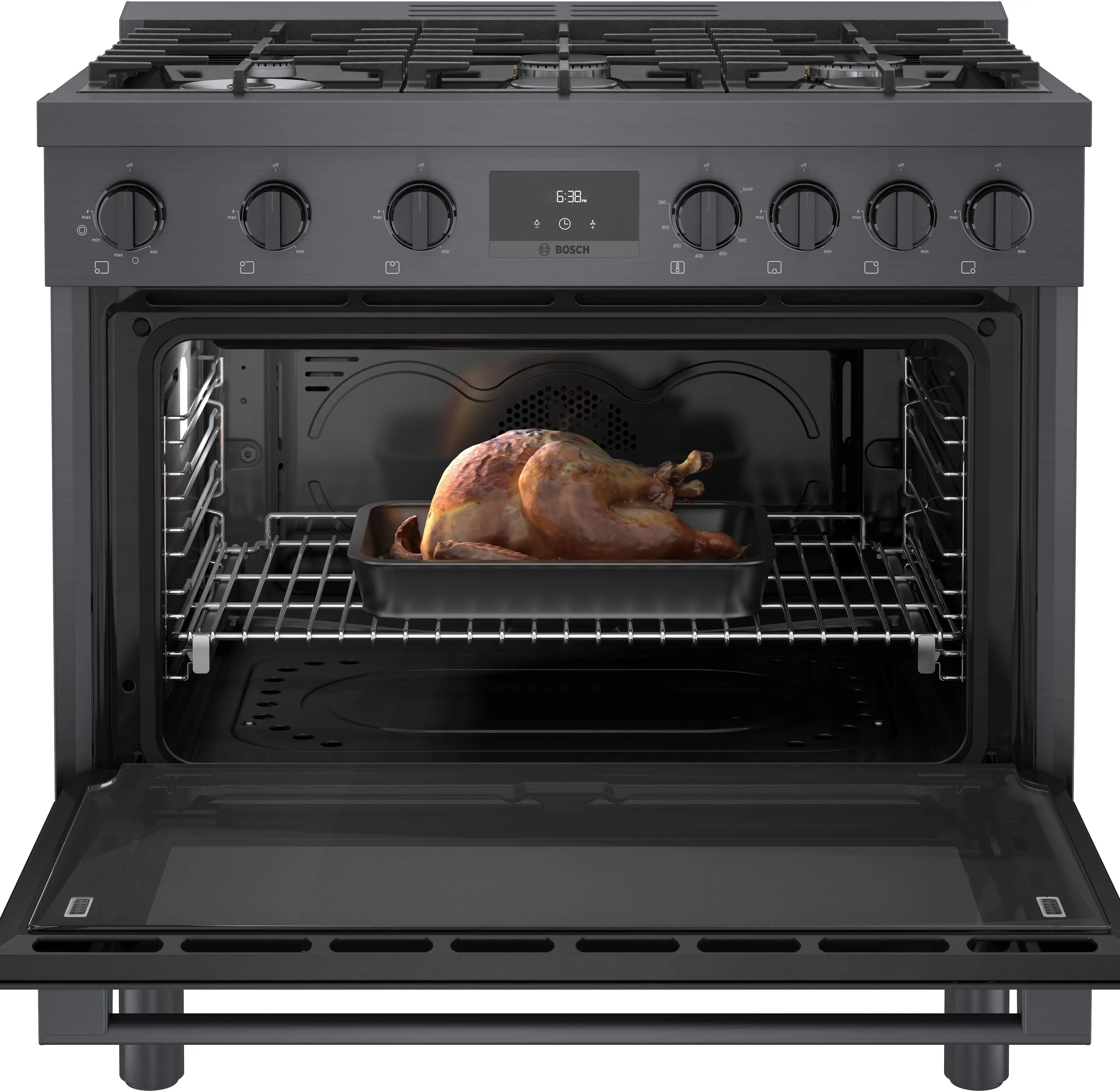 Bosch HGS8645UC Black Stainless Steel