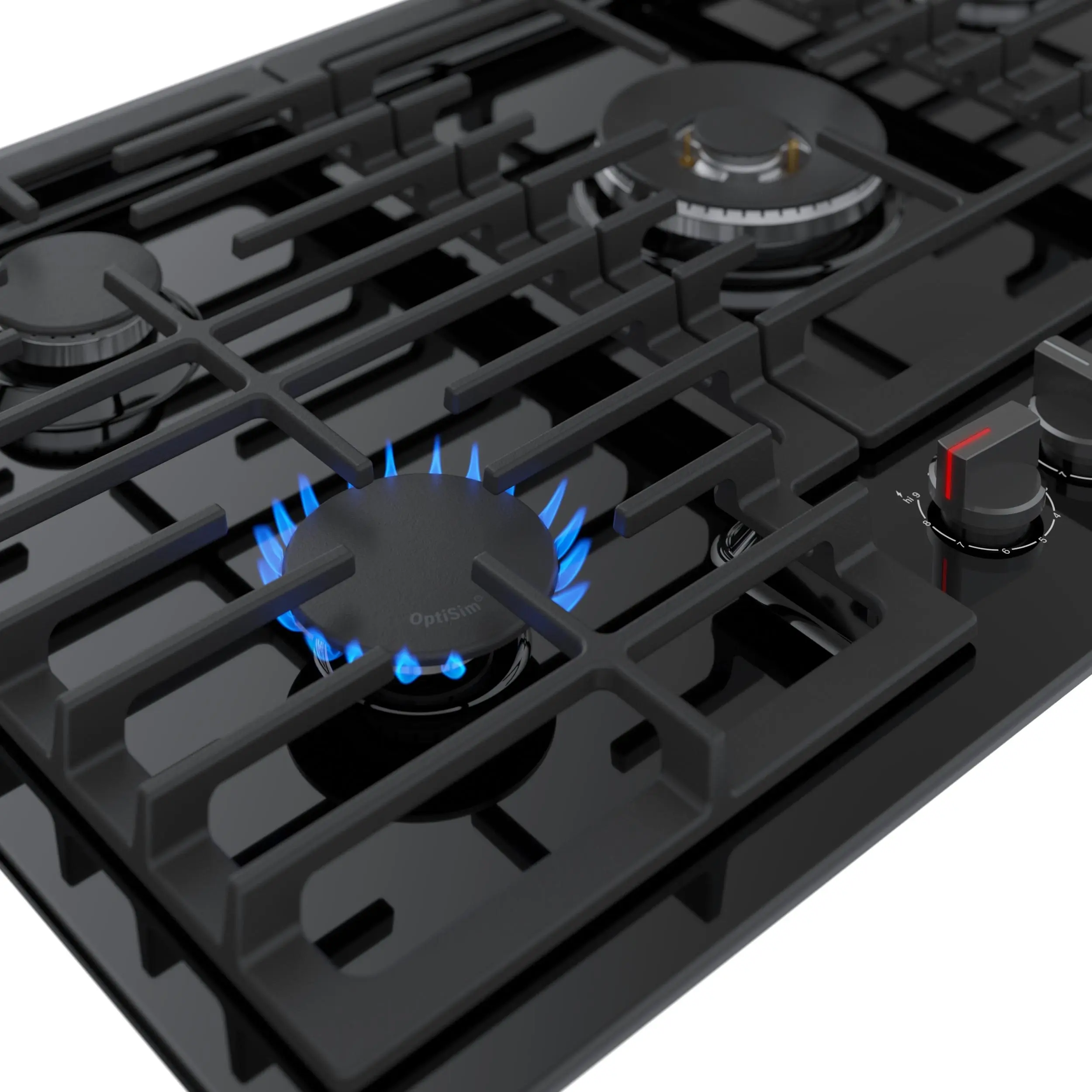 Bosch NGM8648UC Black With Black Stainless Knobs