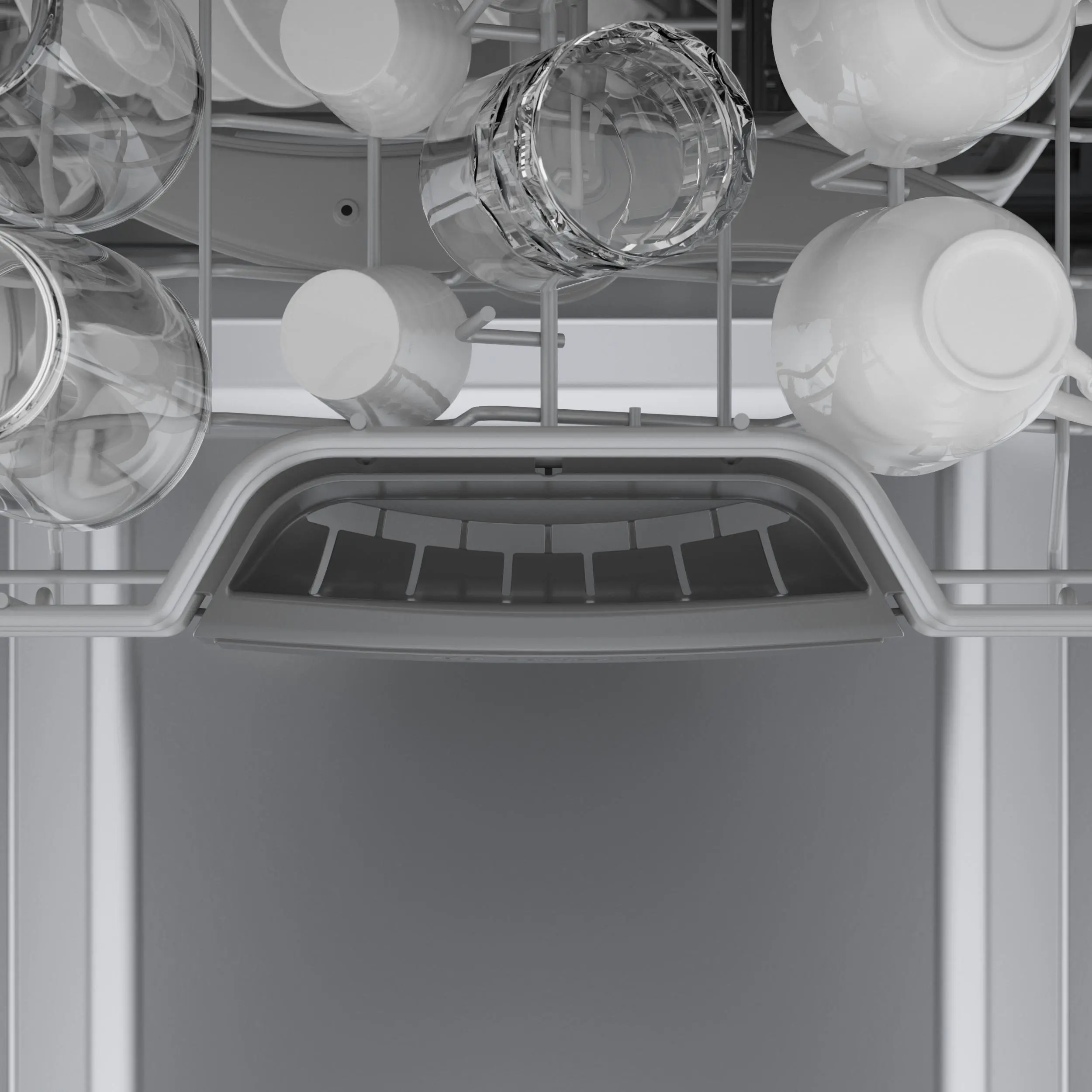 Bosch SPE68B55UC Stainless Steel, Recessed Handle