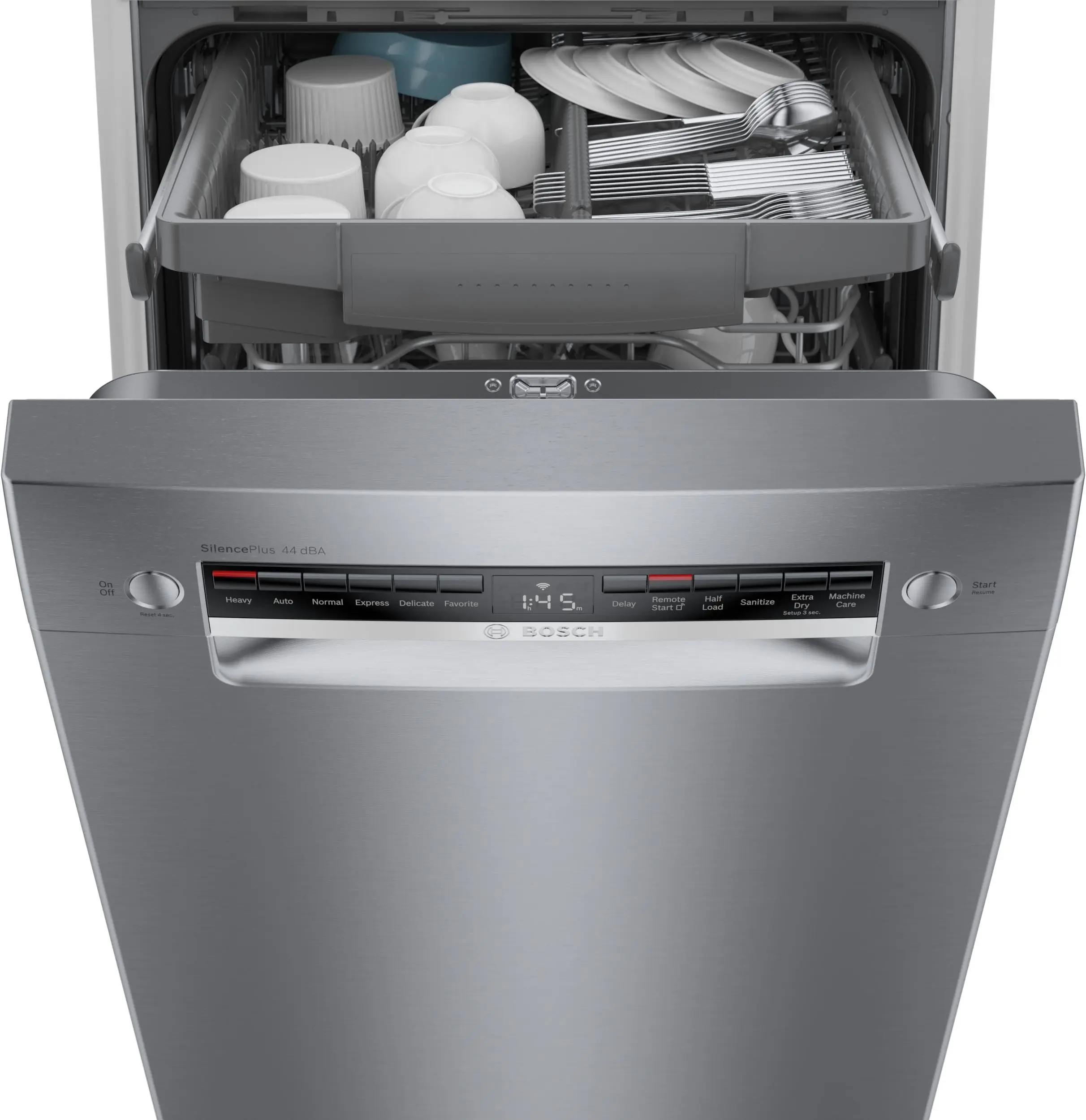 Bosch SPE68B55UC Stainless Steel, Recessed Handle