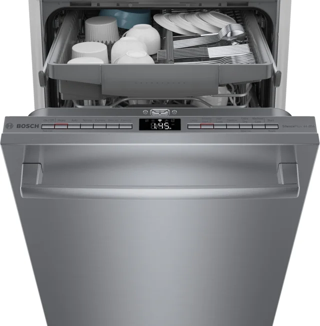 Bosch SPX68B55UC 800 Series 18 Inch Dishwasher Home Connect, Standa...