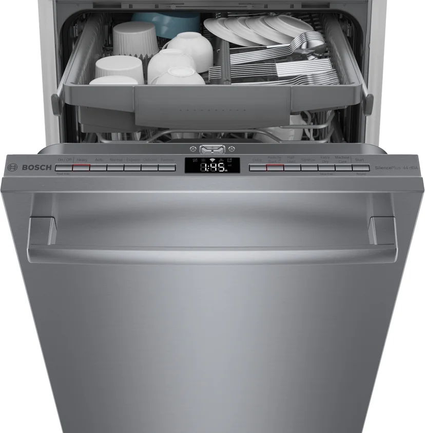 Bosch SPX68B55UC 800 Series 18 Inch Dishwasher Home Connect, Standa...