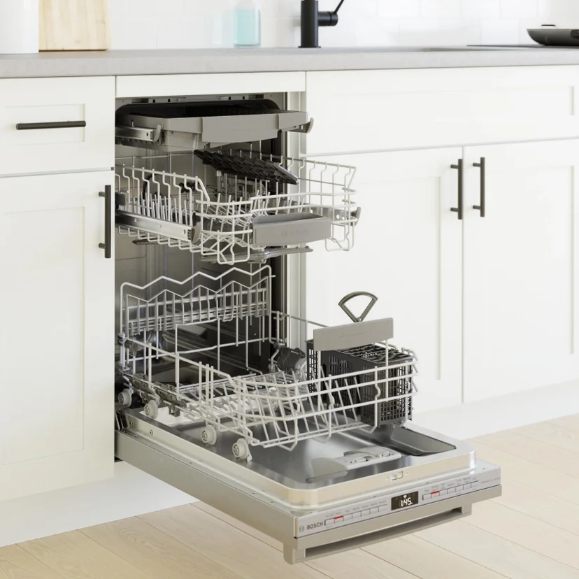 Bosch SPX68B55UC 800 Series 18 Inch Dishwasher Home Connect, Standa...