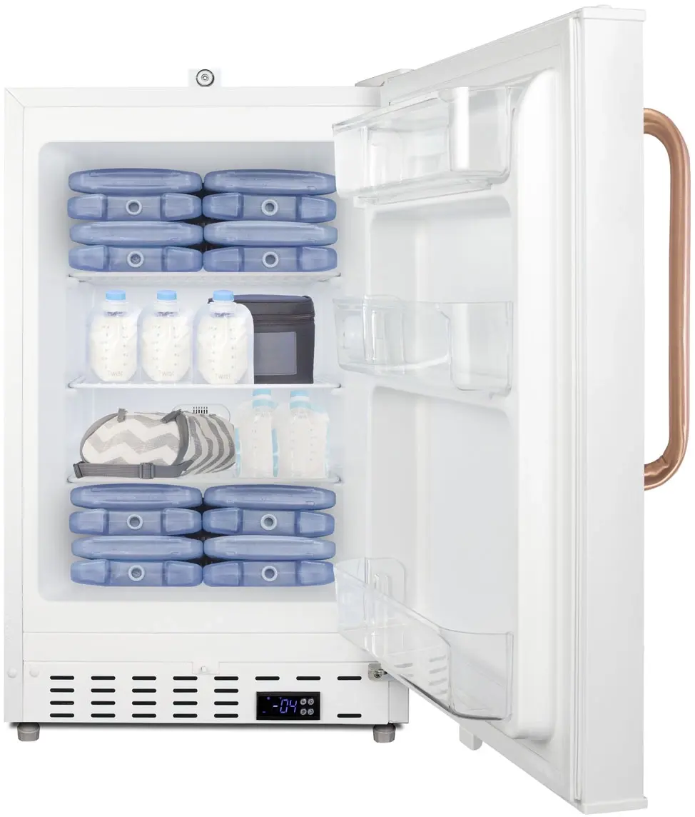 Summit ALFZ36LMCTBC White, Copper Handle
