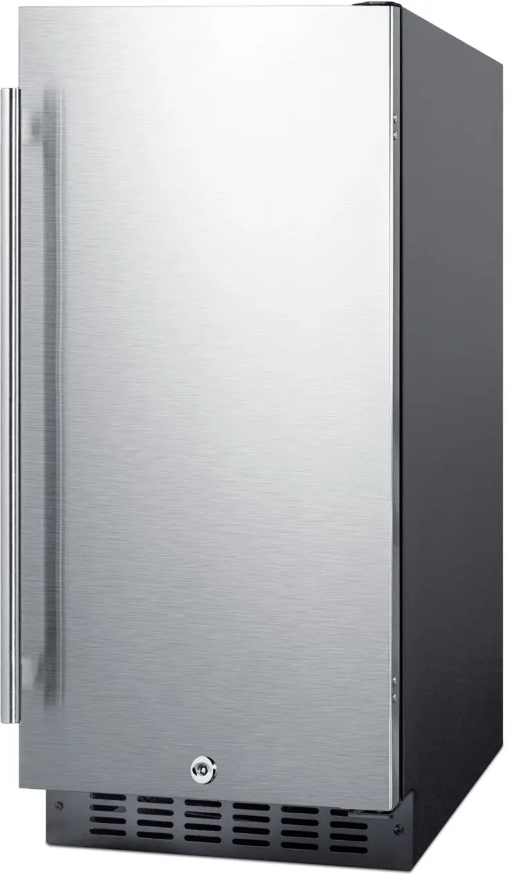 Summit FF1532BSS Stainless Steel/Black