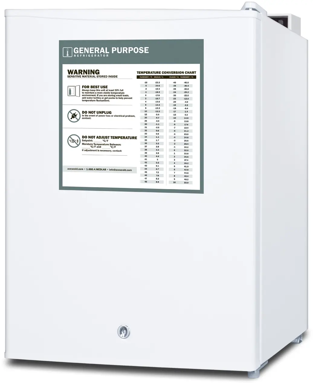 Summit FF28LWHGP White