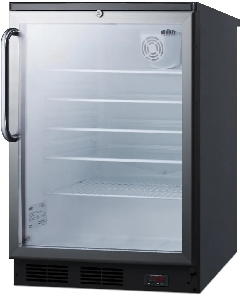Summit SCR600BGLDTPUBTB Stainless Steel/Black, Beer Pub Cellar, Towel Bar ...