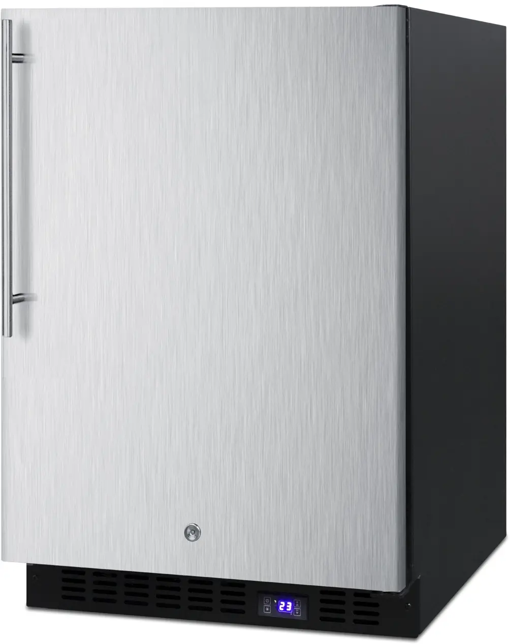 Summit SPFF51OSSSHVIM Stainless Steel/Black, Thin Pro Handle
